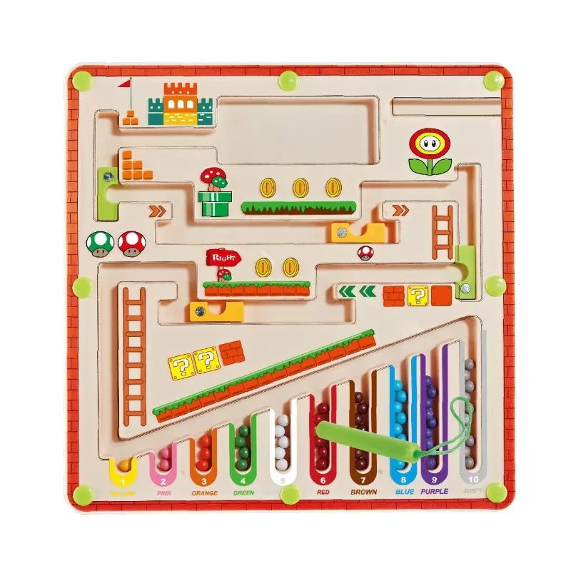 Magnetic Number Maze