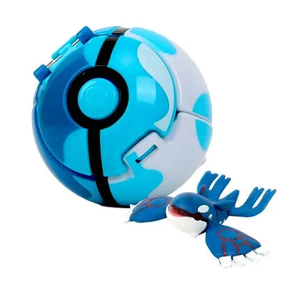 Anime Figure with Ball – Mini PVC Collectible Model Toy