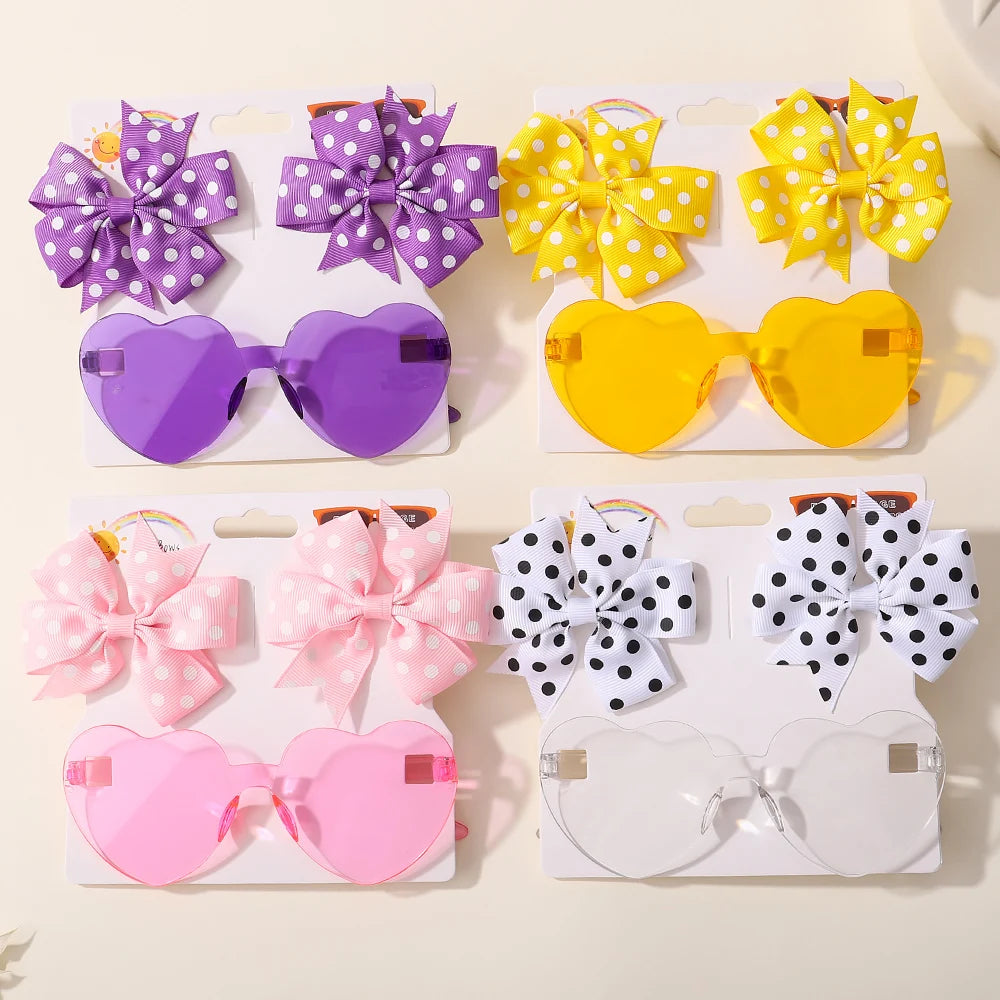 Girls Hair Bow Clips