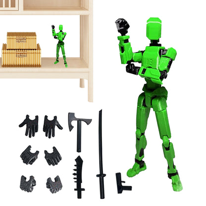 13-Joint Articulated Action Figure – DIY Poseable Figure