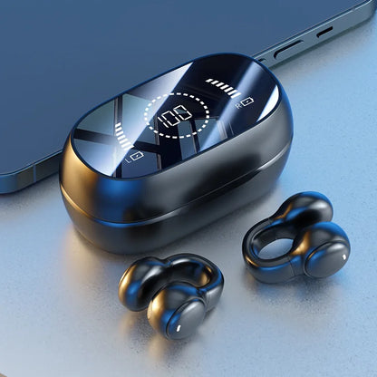 Open Ear Wireless Earbuds – Bluetooth 5.3 Clip-On Sports