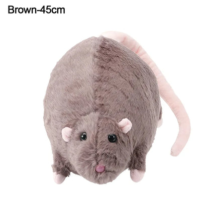 Cute 35/50cm Mouse Doll Cartoon Plush Flower Branch Rat Doll Soft Oversized Animal Figure Kid Gift Birthday Stuffed&Plush Animal