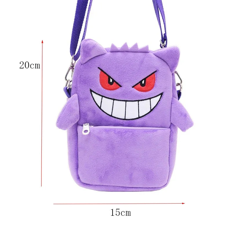 Anime Plush Backpack – Soft Character Shoulder Bag for Kids