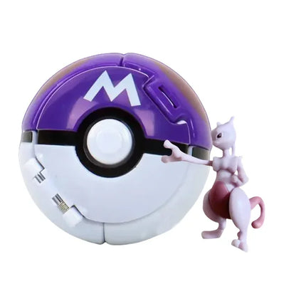 Anime Figure with Ball – Mini PVC Collectible Model Toy