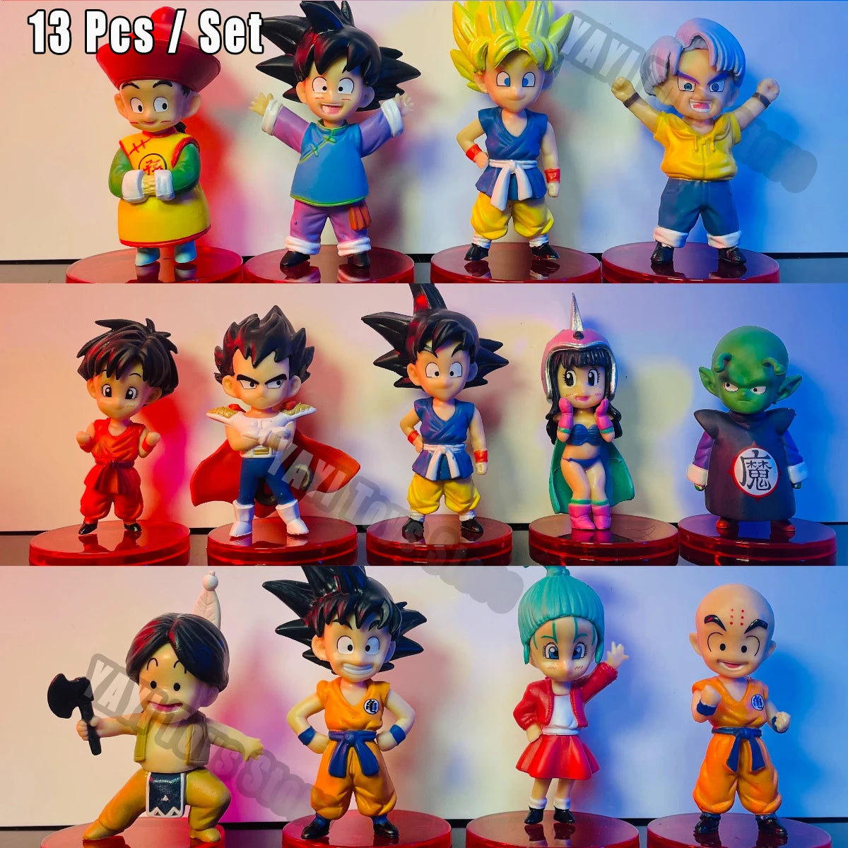 Anime Figure Set – PVC Multi Character Collectible Models