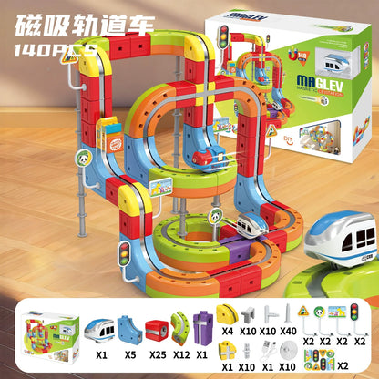Magnetic Train Toy Anti-Gravity Track Electric Railway Car