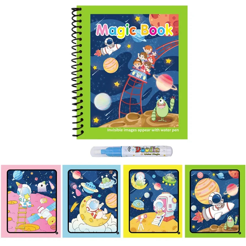 Magic Water Drawing Book