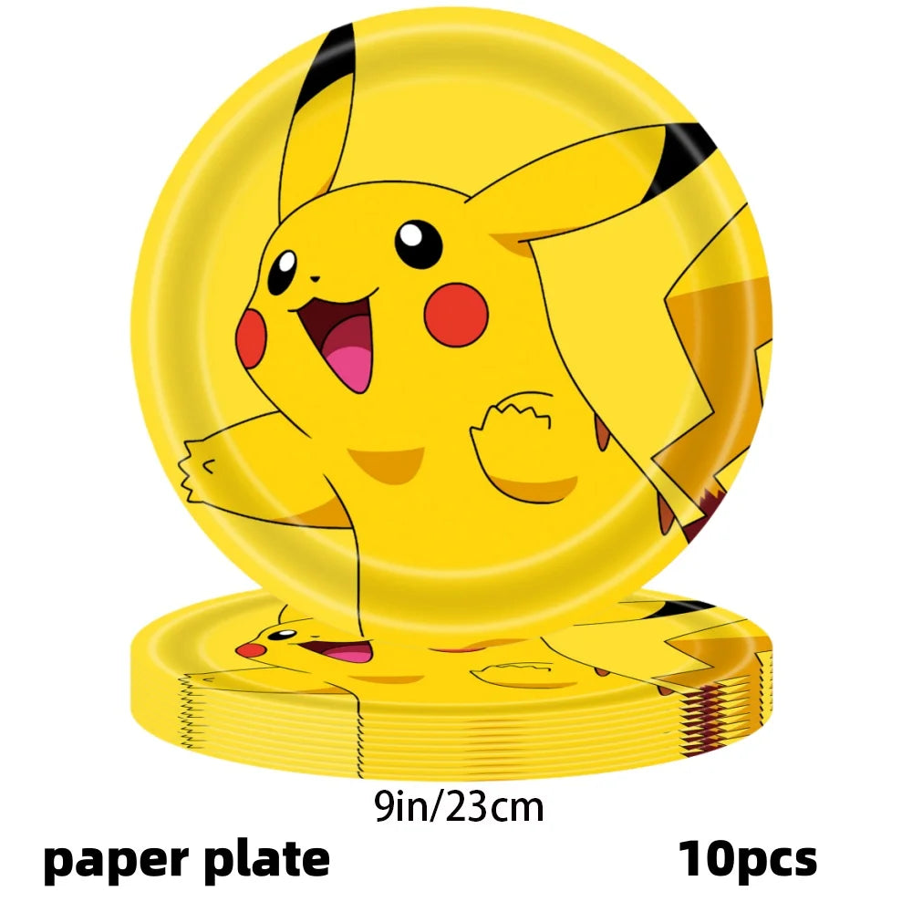 Cartoon Birthday Party Supplies – Tableware & Decorations Set