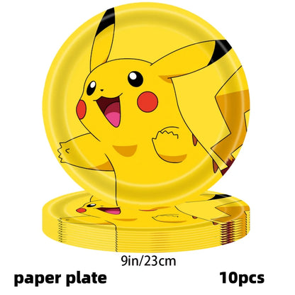 Cartoon Birthday Party Supplies – Tableware & Decorations Set