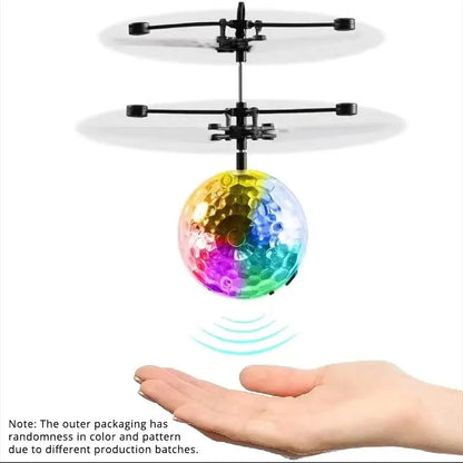 Gesture Control Flying Ball Toy – LED Hand Controlled Hover Ball