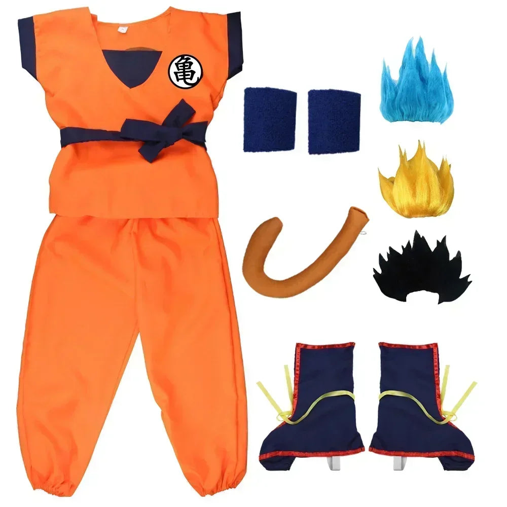 Anime Martial Arts Cosplay Costume Unisex – Kids & Adult Dress Up