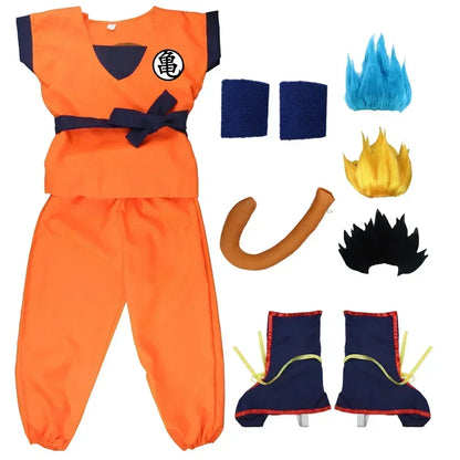 Anime Martial Arts Cosplay Costume Unisex – Kids & Adult Dress Up