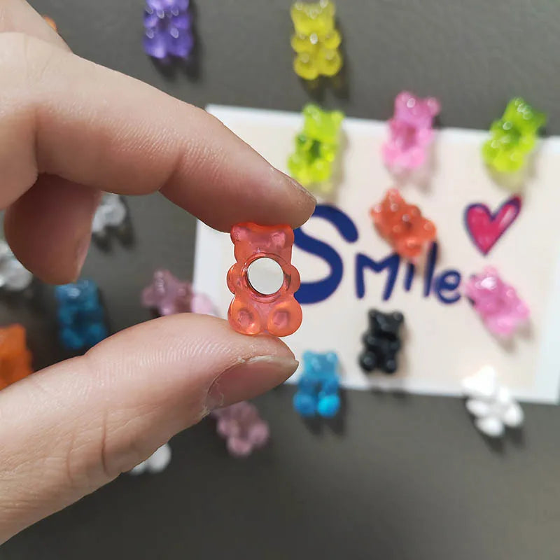 10-Piece Bear Fridge Magnets for Photos, Notes and Decoration