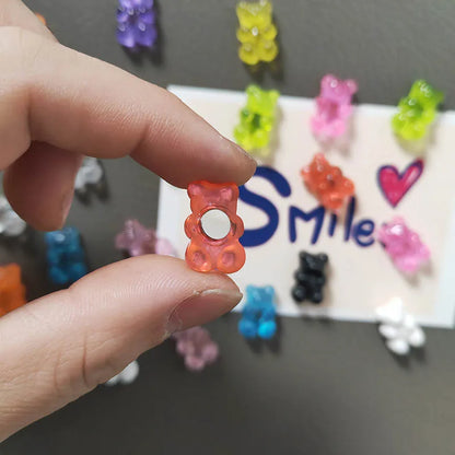 10-Piece Bear Fridge Magnets for Photos, Notes and Decoration