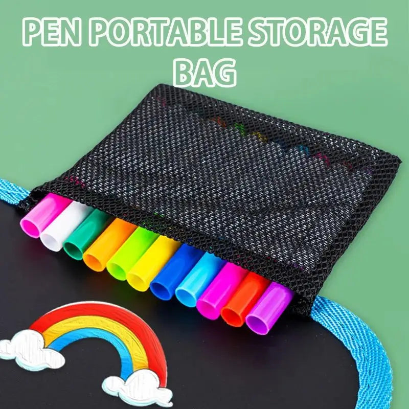 Erasable Drawing Book for Kids – Reusable Doodle Pad with Pens