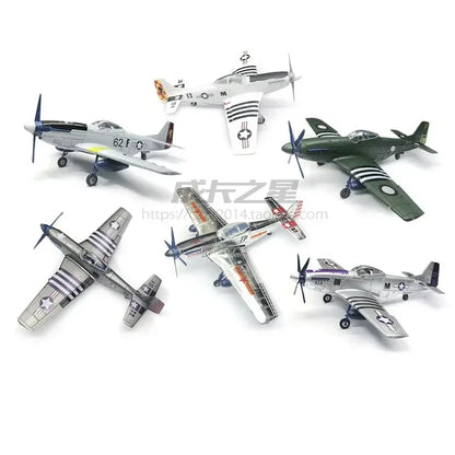 1:48 Fighter Plane Model Kit – 20-Piece Plastic Aircraft