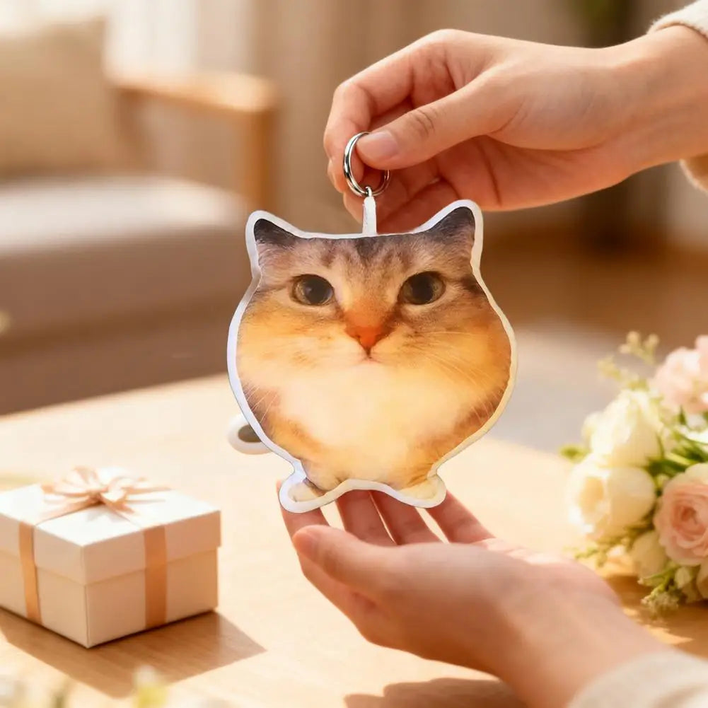 4-Key Voice Button Keyboard Keychain Shiba Inu Cat Meme Voices Relieves Stress Relief Fidget Toy Finger Keyboard Games Keychain