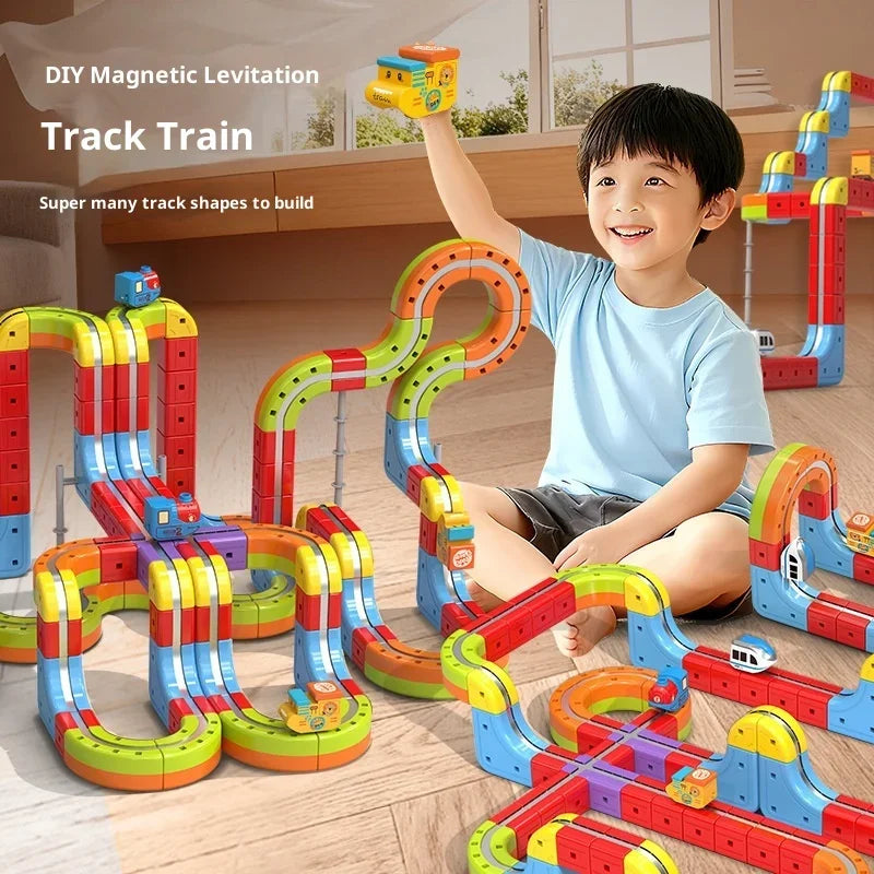 Magnetic Track Train Toy – Anti-Gravity Railway Model