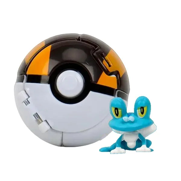 Anime Figure with Ball – Mini PVC Collectible Model Toy