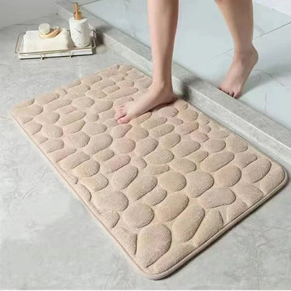 Non Slip Bathroom Mat – Absorbent Quick Drying Bath Floor Mat