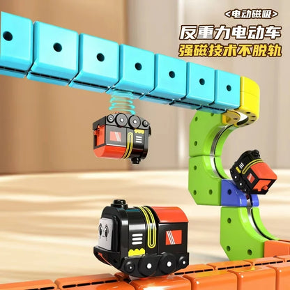 Magnetic Train Toy Anti-Gravity Track Electric Railway Car