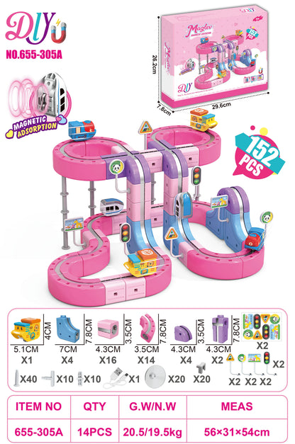 Magnetic Train Toy Anti-Gravity Track Electric Railway Car