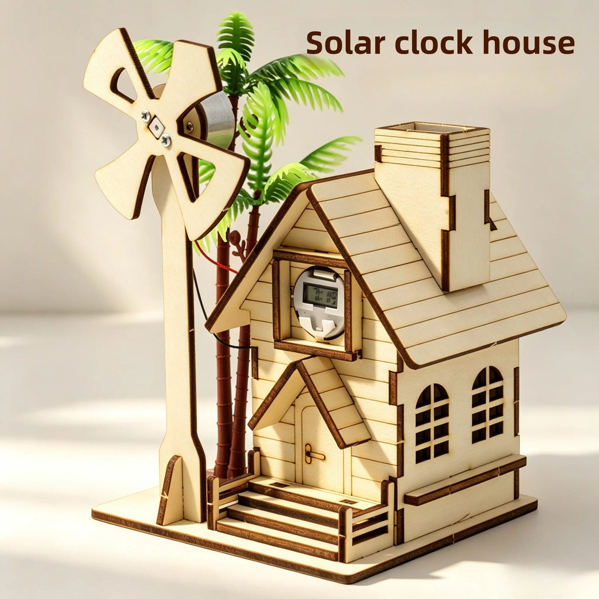 Solar Car Model Kit – DIY Wooden Science & Education Project