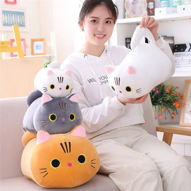 Cat Plush Pillow – 20cm Soft Stuffed Toy