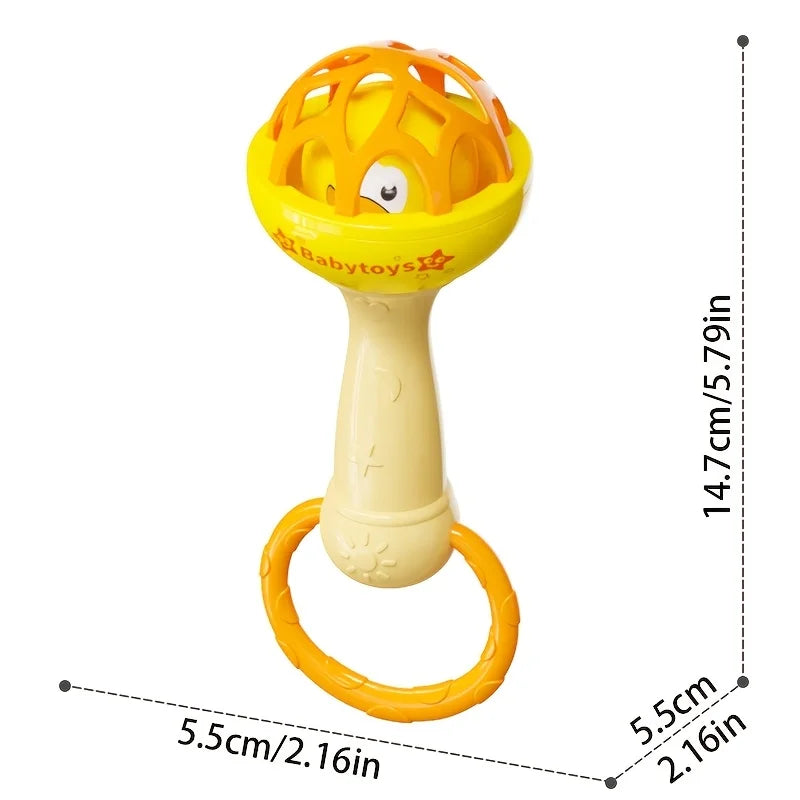 Baby Rattle Toy Sensory Grasping Spinning Educational Toy