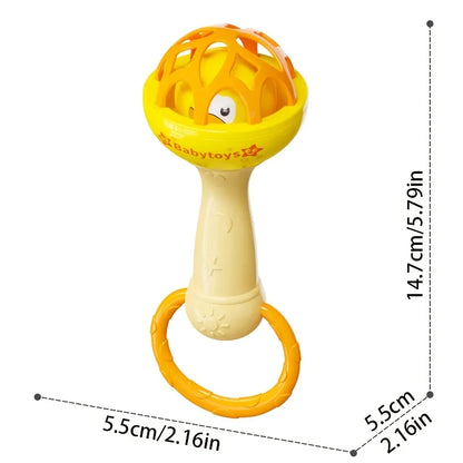 Baby Rattle Toy Sensory Grasping Spinning Educational Toy