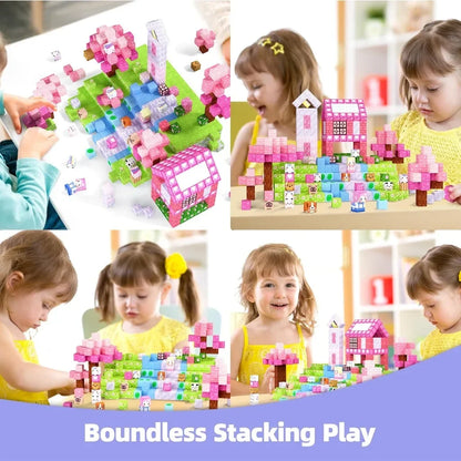 Magnetic Building Blocks Cube Set for Creative Construction Play