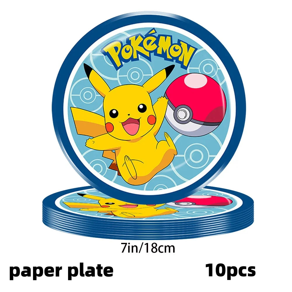 Cartoon Birthday Party Supplies – Tableware & Decorations Set