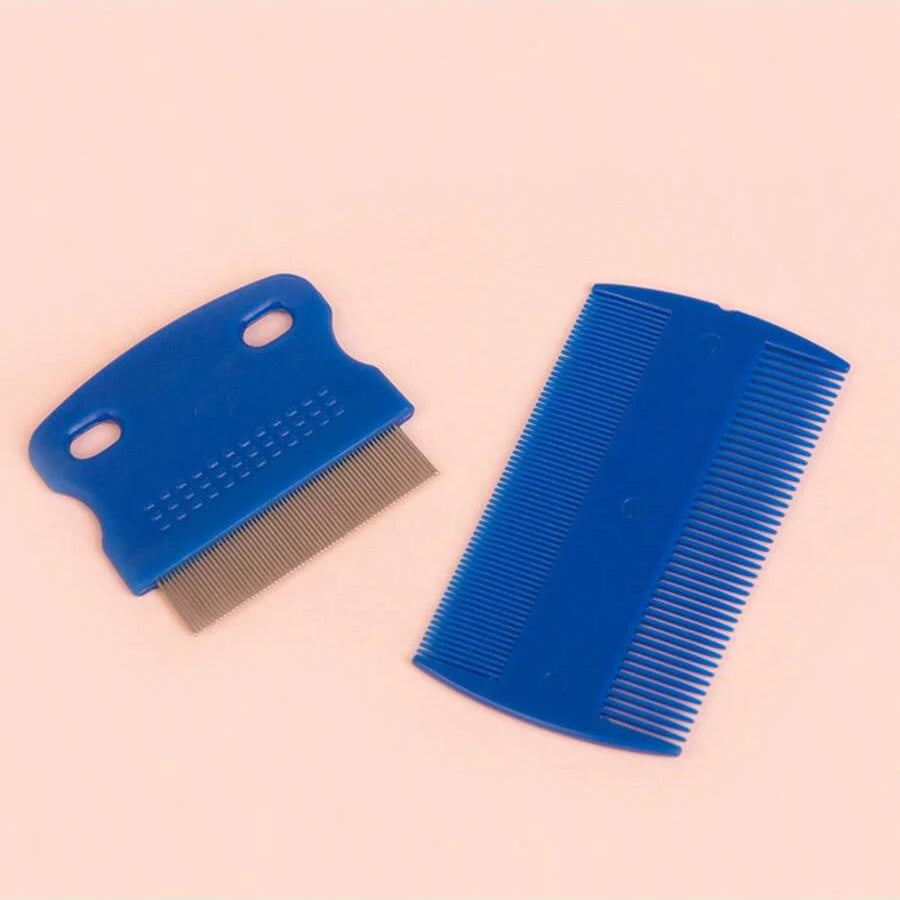 Flea Comb for Dogs and Cats, 4-Pack Stainless Steel Pet Grooming Combs