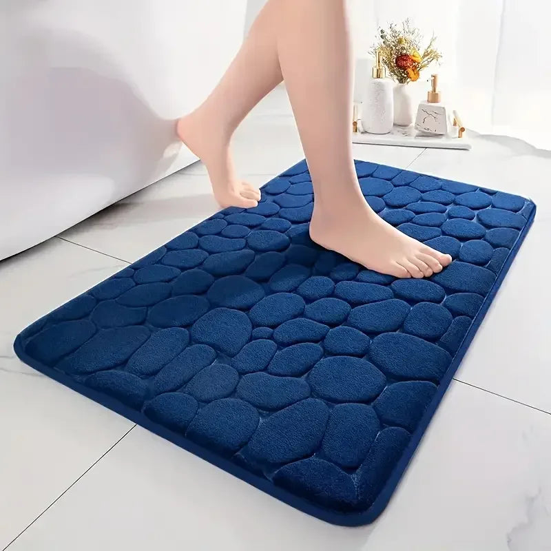 Non Slip Bathroom Mat – Absorbent Quick Drying Bath Floor Mat