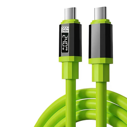 240W USB Type C Fast Charge Cable USB To USB-C Data Cable Type C Super Fast Charging Date Wire For iPhone Samsung Huawei Xiaomi
