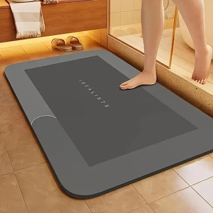 Diatomaceous Earth Bath Mat – Fast Drying Non Slip Floor Mat