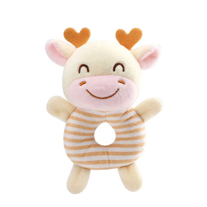 Baby Rattle Toy – Plush Cartoon Animal Handheld Toy for Infants