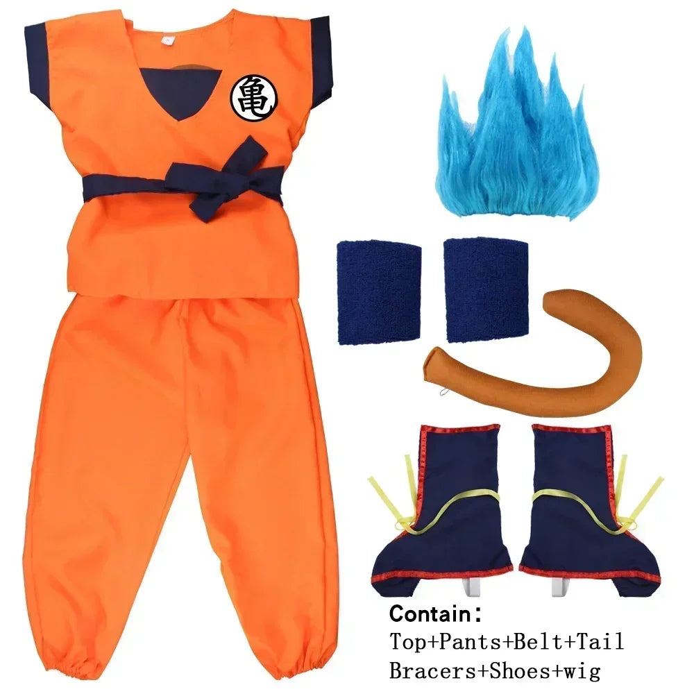 Anime Martial Arts Cosplay Costume Unisex – Kids & Adult Dress Up