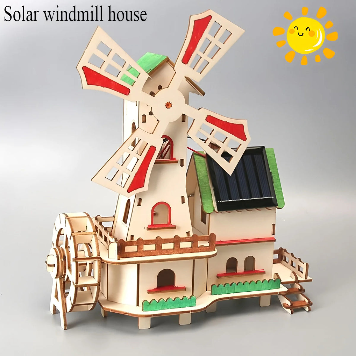 Solar Car Model Kit – DIY Wooden Science & Education Project