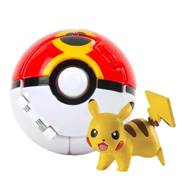 Anime Figure with Ball – Mini PVC Collectible Model Toy