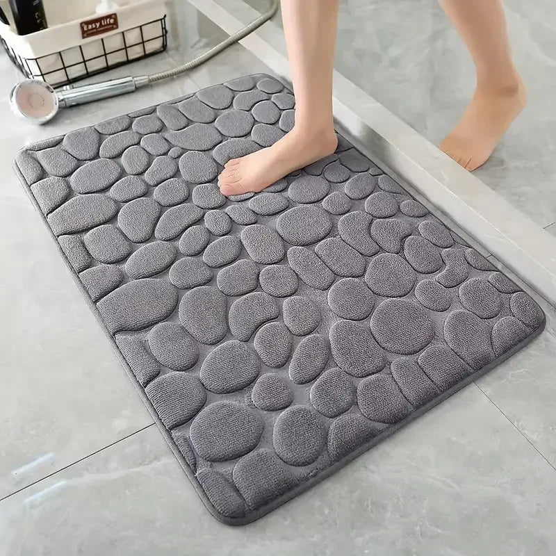 Non Slip Bathroom Mat – Absorbent Quick Drying Bath Floor Mat