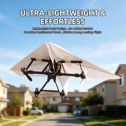 Remote Control Paper Airplane Kit with Electric Power