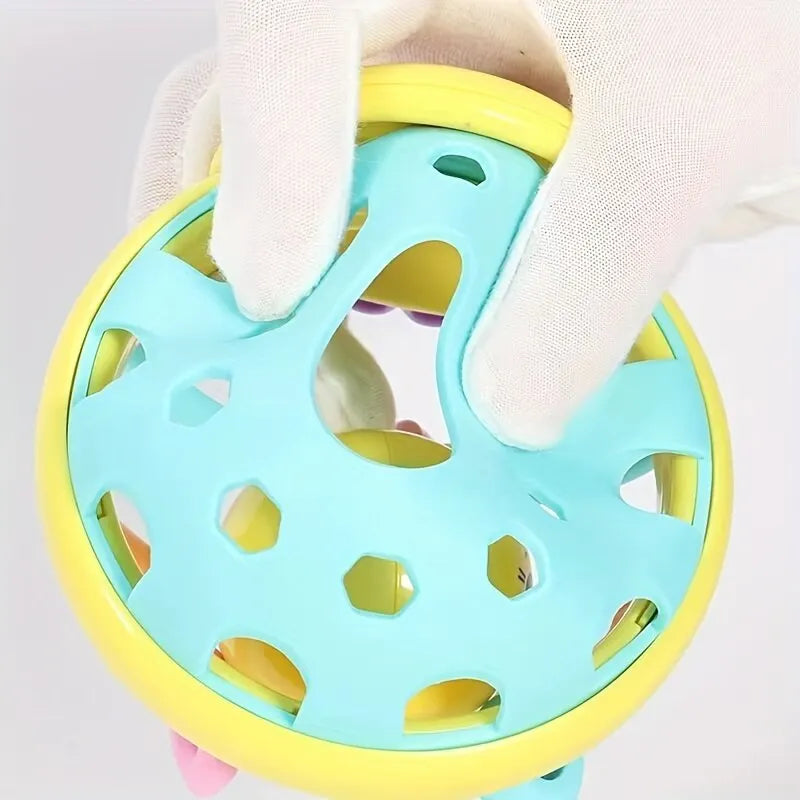 Baby Sensory Ball – Soft Grasping Rattle Toy for Infants