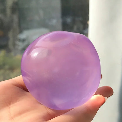 Coconut Squishy Toy – Transparent Mochi Squeeze Fidget
