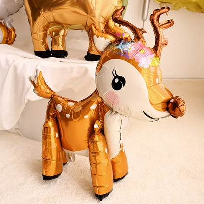 Deer Foil Balloon for Jungle Safari Birthday Party Decoration