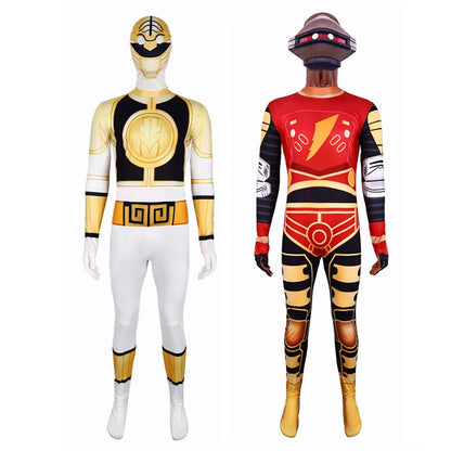Superhero Samurai Cosplay Costume Adult Jumpsuit with Mask