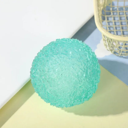 Ice Ball Squishy Toy – Blue Mochi Slow-Rebound Fidget