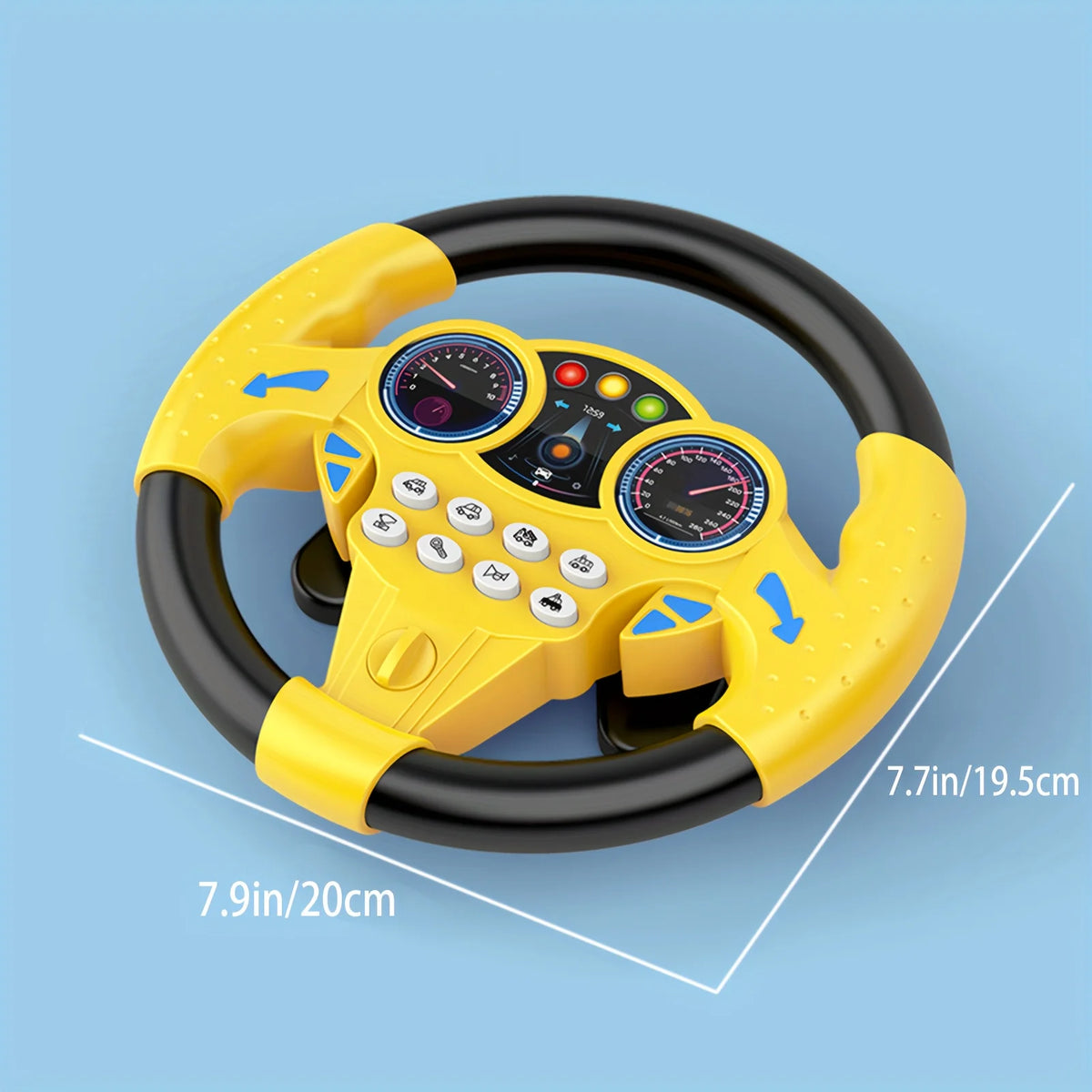 Toy Steering Wheel for Kids Pretend Driving Play Toy