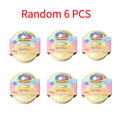 Dumpling Squishy Toy Colorful Slow Rebound Stress Relief