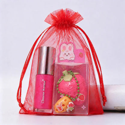 Strawberry Lip Gloss Moisturizing Hydrating Lip Balm 3.5g